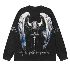 Hellstar Studios Angel Images Long Sleeve Tee