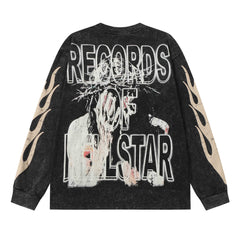 Hellstar Studios Face Long Sleeve Tee