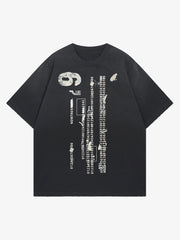 Distressed Digital Print T-shirt