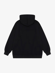 Thesupermade Blur Graphic Chain Hooded Sweatshirt