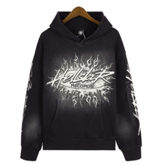 Hellstar Studios Records Hoodie Black