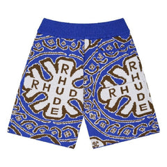 RHUDE Alphabet Totem Jacquard Knit Sweater Shorts