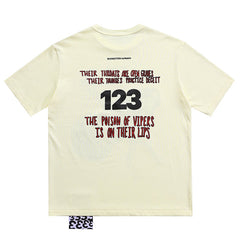 RRR123 python lettering print T-shirt