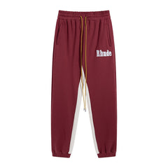 RHUDE Retro Colorblock Simple Straight Casual Pants