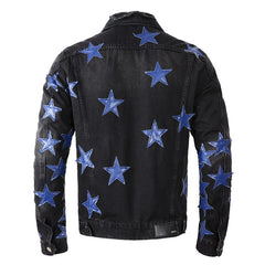 AMIRI star-patch detail denim jacket